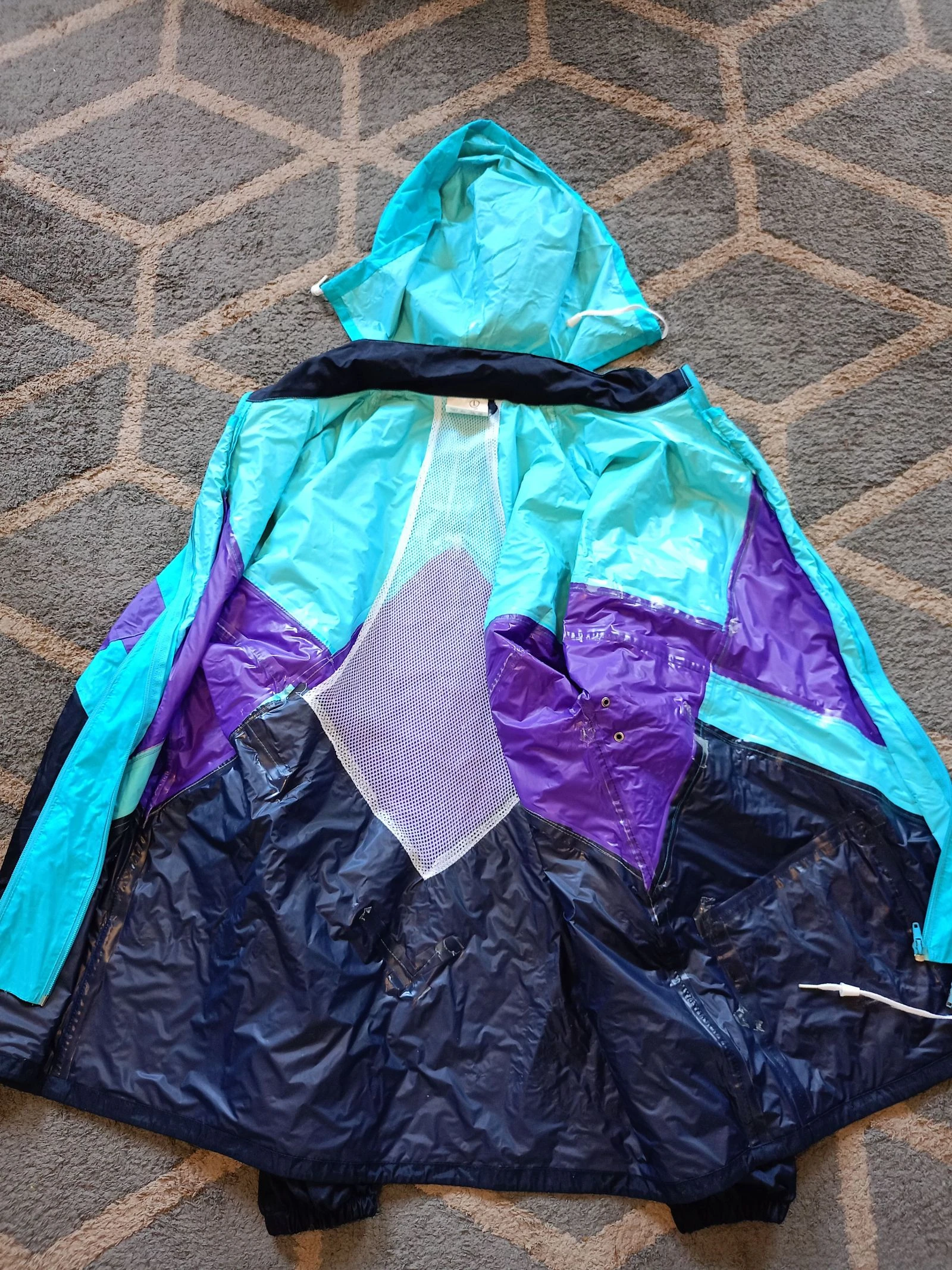 Batch of 2 raincoats and waterproof pants. Size L – photo 5
